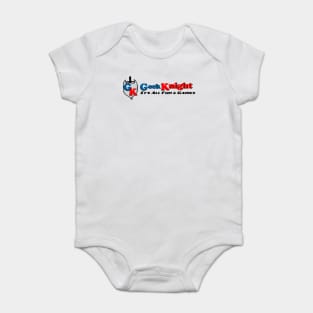 Offical GeekKnight Logo on light Colored Shirts Baby Bodysuit